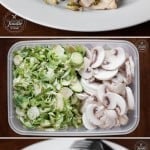 Chicken and Brussel Sprouts with Mustard Sauce is a healthy and low carb meal option that tastes amazing and is easy to prepare for your next family dinner.