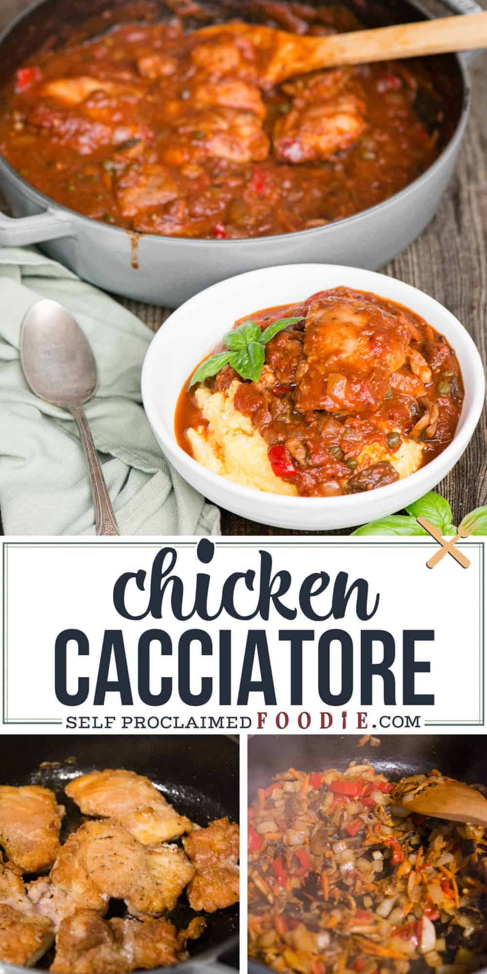 Homemade Chicken Cacciatore Recipe - Self Proclaimed Foodie