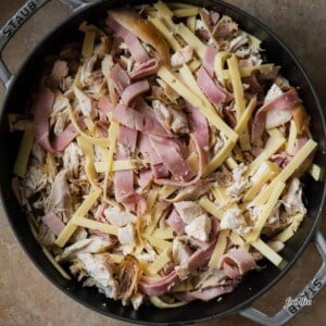 ham swiss and chicken for chicken cordon bleu casserole