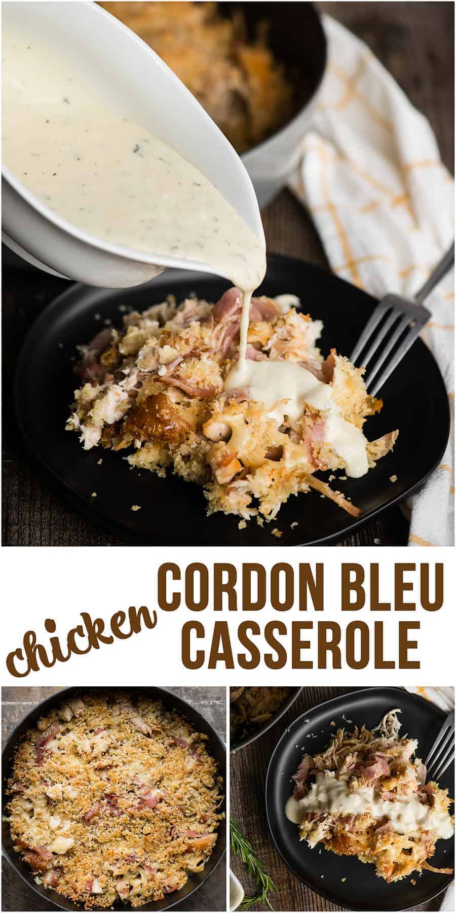 Chicken Cordon Bleu with Dijon Cream Sauce Self Proclaimed Foodie