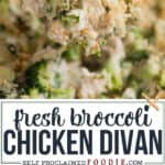 fresh broccoli chicken divan recipe