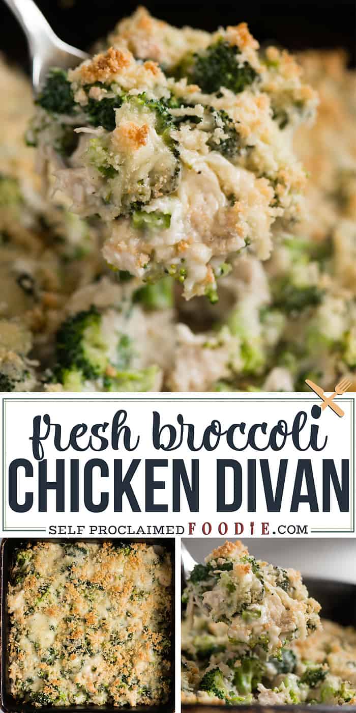 Chicken Divan with FRESH Broccoli Recipe - Self Proclaimed Foodie