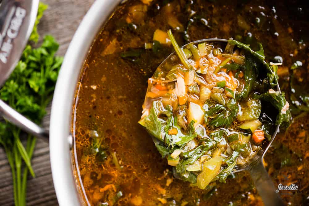 Gluten free healthy chicken vegetable soup recipe