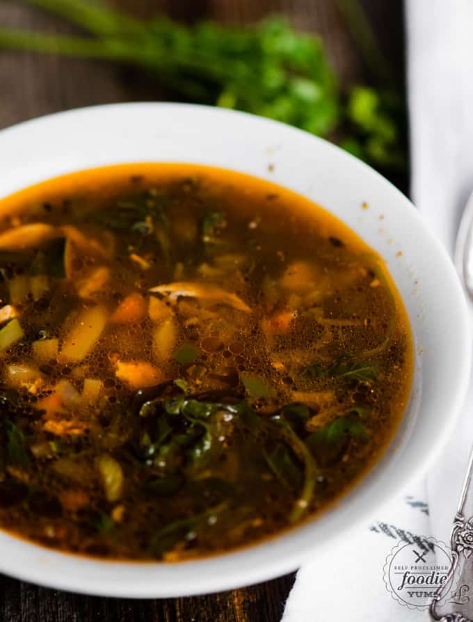 Recipe for Homemade Chicken Vegetable Soup