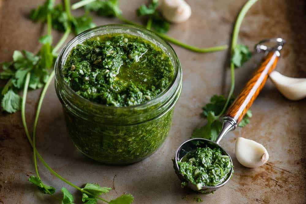 easy healthy chimichurri sauce