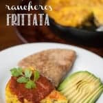 Enjoy the same spicy flavor in this Chipotle Rancheros Frittata as you would huevos rancheros, but its healthier, lower in carbs, & higher in protein.