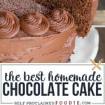 the best homemade Chocolate Cake