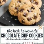 how to make the best homemade chocolate chip cookies