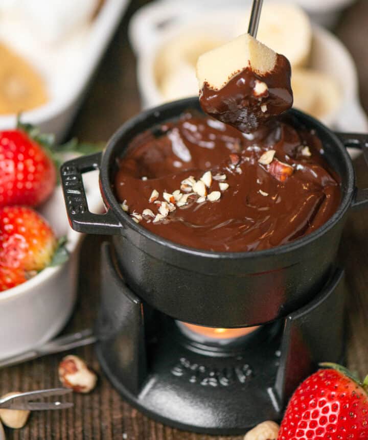 Quick and Easy Chocolate Fondue Recipe + Best Dippers to Serve