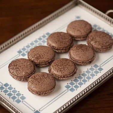 This is the best recipe you'll ever find to make the most beautiful, delicious, and perfect Chocolate French Macarons that everyone will love.