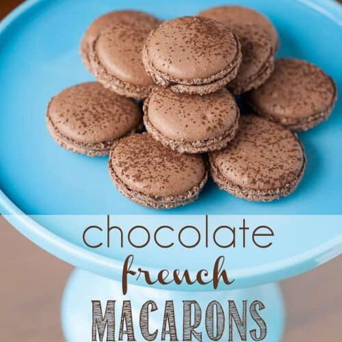 Chocolate French Macarons Self Proclaimed Foodie