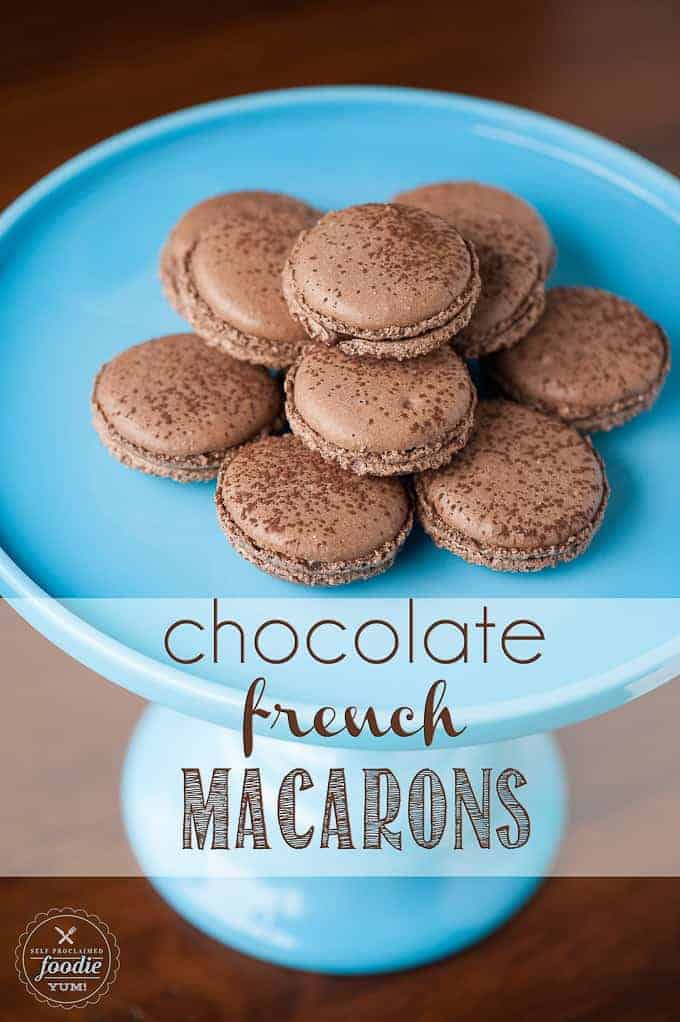 Chocolate French Macarons - Self Proclaimed Foodie