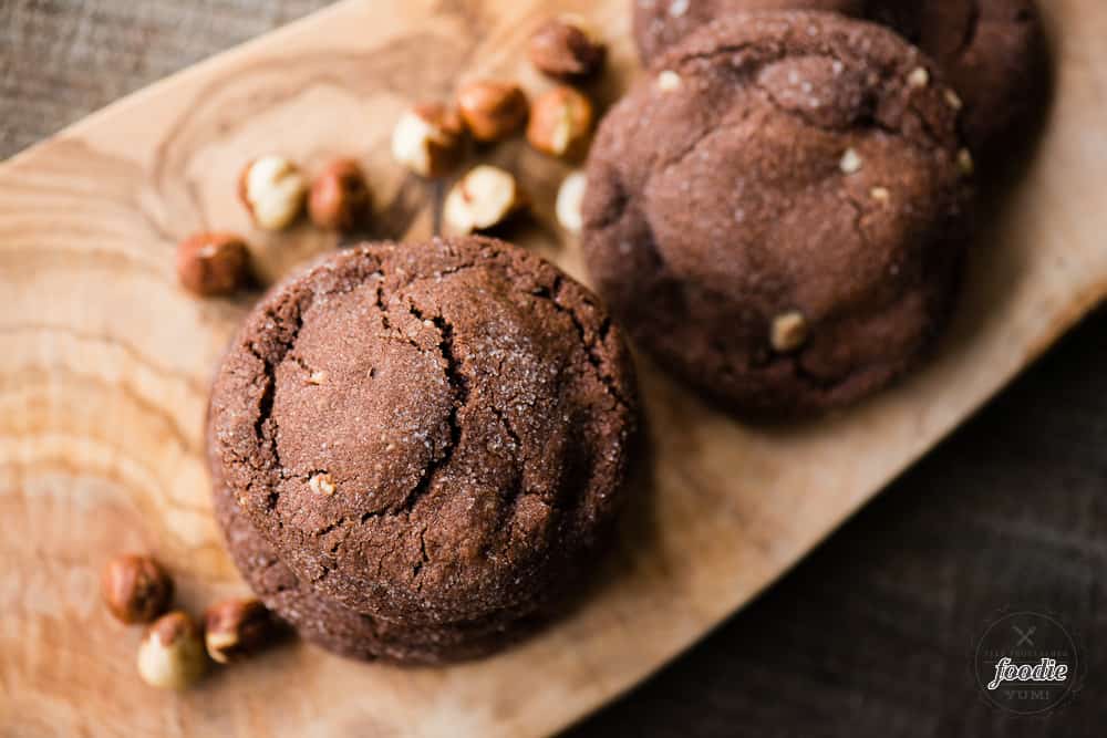 chocolate hazelnut cookies