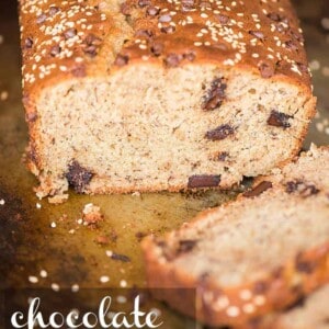 chocolate tahini banana bread