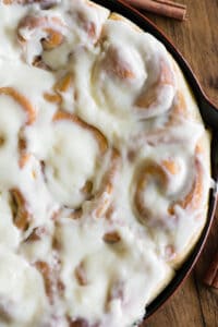 cream cheese frosting for cinnamon rolls