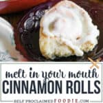 recipe for melt in your mouth homemade cinnamon rolls