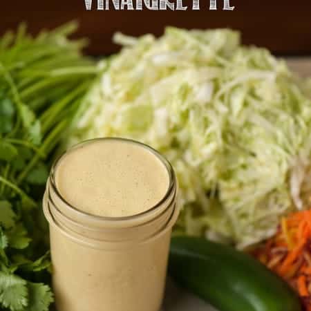 This fresh and healthy Citrus Cumin Vinaigrette takes only minutes to make and is an outstanding dressing to any Mexican coleslaw or salad.