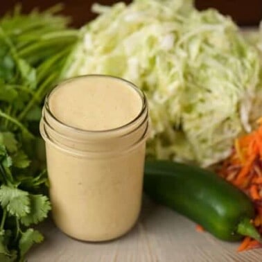 This fresh and healthy Citrus Cumin Vinaigrette takes only minutes to make and is an outstanding dressing to any Mexican coleslaw or salad.