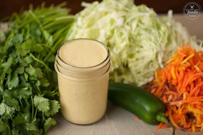 This fresh and healthy Citrus Cumin Vinaigrette takes only minutes to make and is an outstanding dressing to any Mexican coleslaw or salad.