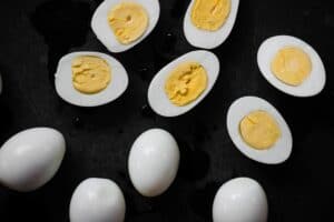 hard boiled eggs for deviled eggs recipe