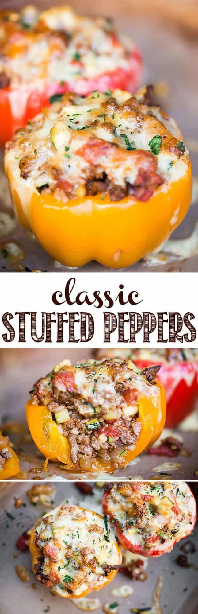 Classic Stuffed Peppers RECIPE + VIDEO | Self Proclaimed Foodie
