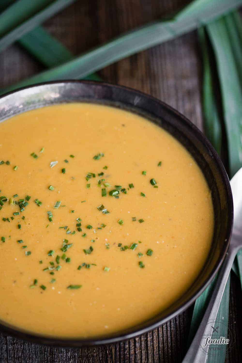 coconut curry leek soup recipe