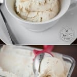 This delicious and creamy Coconut Ice Cream is made the old fashioned way with toasted coconut and both heavy cream as well as coconut cream & coconut milk.