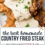 Chicken fried steak recipe