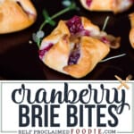 recipe for cranberry brie bites.