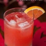 This Cranberry Screwdriver with cranberry vodka, freshly squeezed orange juice, and a splash of Grand Marnier is a delicious and easy to make cocktail.