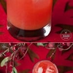 This Cranberry Screwdriver with cranberry vodka, freshly squeezed orange juice, and a splash of Grand Marnier is a delicious and easy to make cocktail.