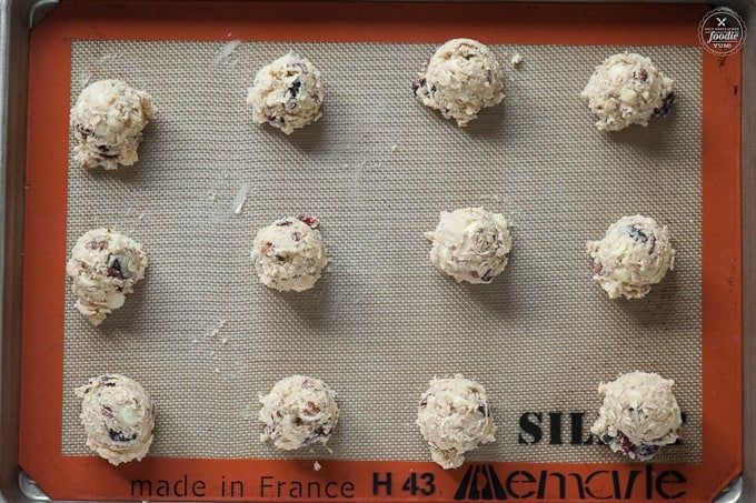 pre-baked cookies