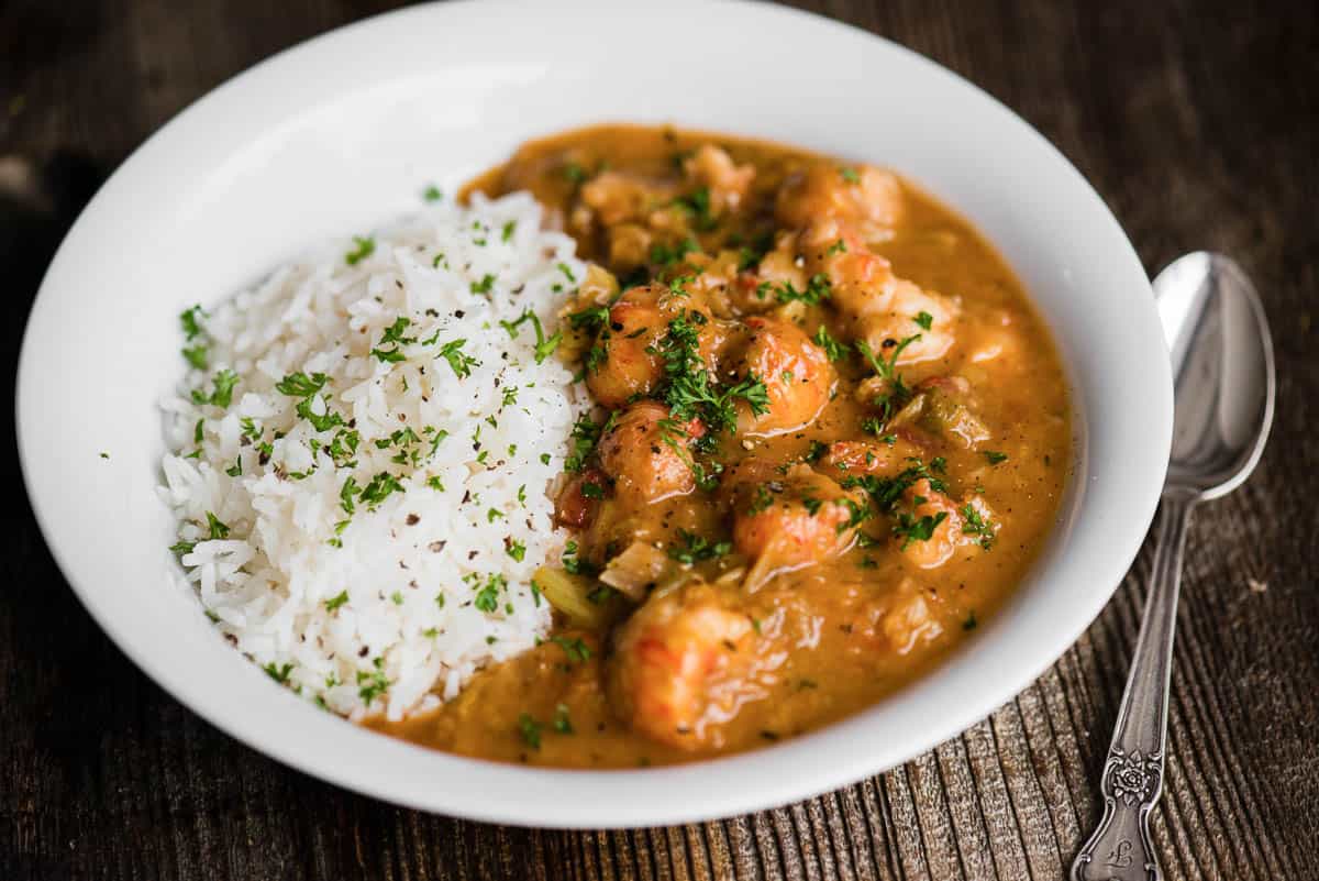 Quick and Easy Homemade Crawfish Étouffée {Recipe and Video}