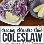 how to make Creamy Cilantro Lime Slaw