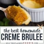 the best homemade Crème Brûlée