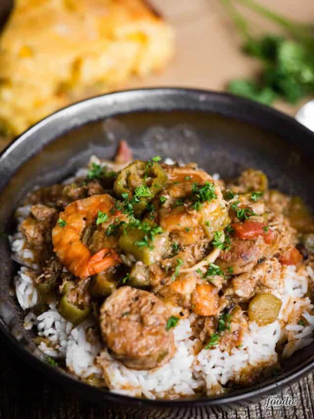 Seafood Gumbo Recipe Story Self Proclaimed Foodie