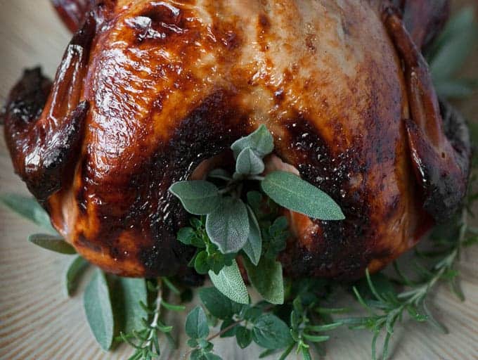 Oven roasted turkey with turkey brine recipe