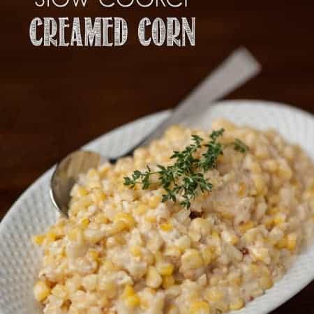 This savory Decadent Slow Cooker Creamed Corn made from fresh corn tastes nothing like the stuff from a can and is so simple to make in your slow cooker.