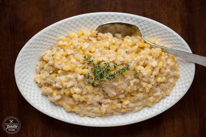 creamed corn made from fresh corn