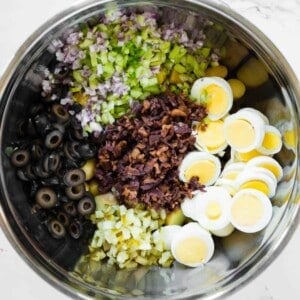Deviled Egg Potato Salad ingredients