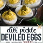 the best dill pickle deviled egg recipe