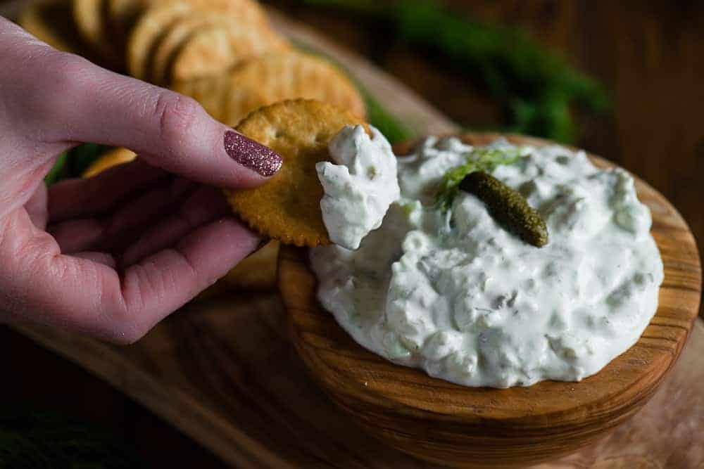 how to make the best dill pickle dip