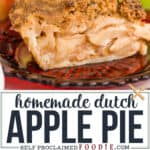 best Dutch Apple Pie recipe