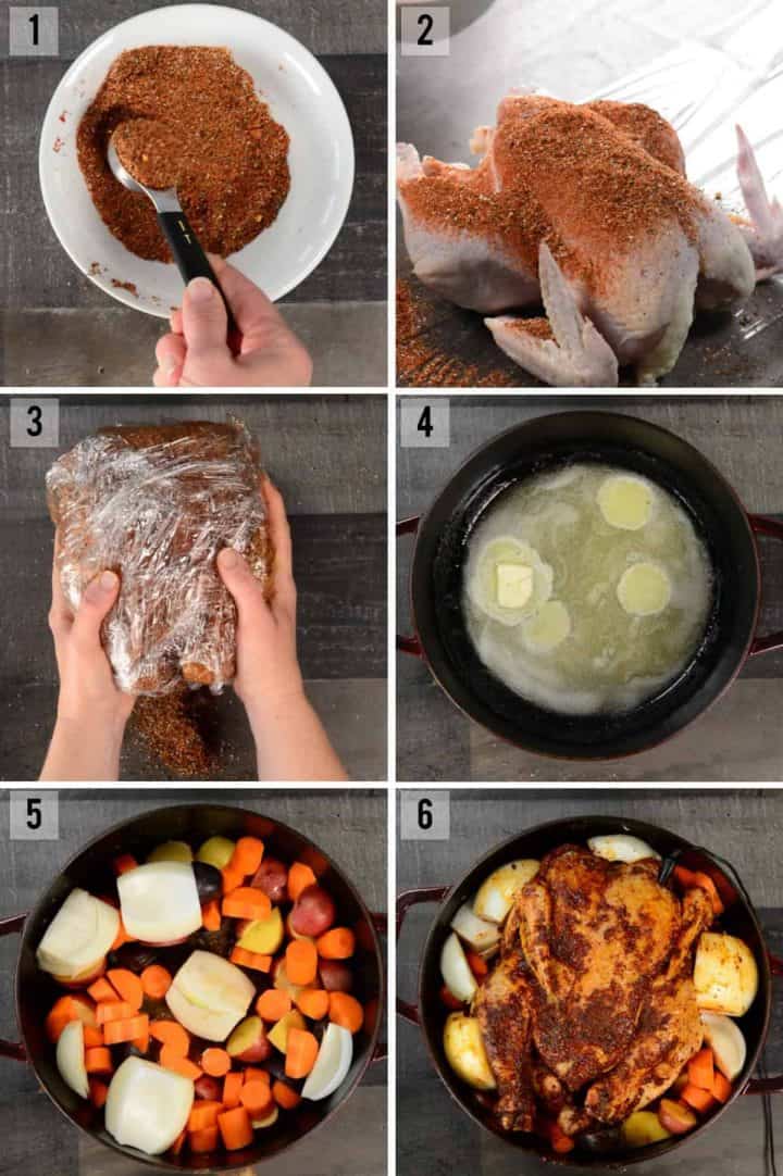 Dutch Oven Roast Chicken {Recipe and Video} Self Proclaimed Foodie