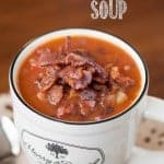 If you're looking for a hot, hearty, comforting meal, this Easy Bean and Bacon Soup is sure to satisfy.
