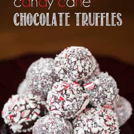 Rich and delicious Easy Candy Cane Chocolate Truffles take very little time to make and are the perfect peppermint holiday treat that you can give!