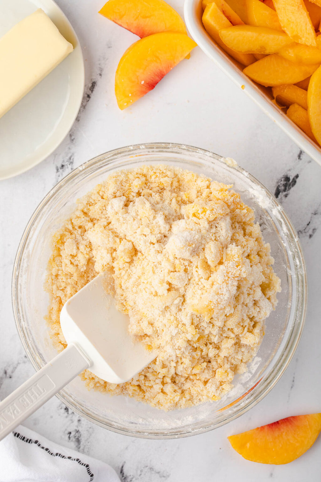 Super Easy Peach Cobbler Self Proclaimed Foodie