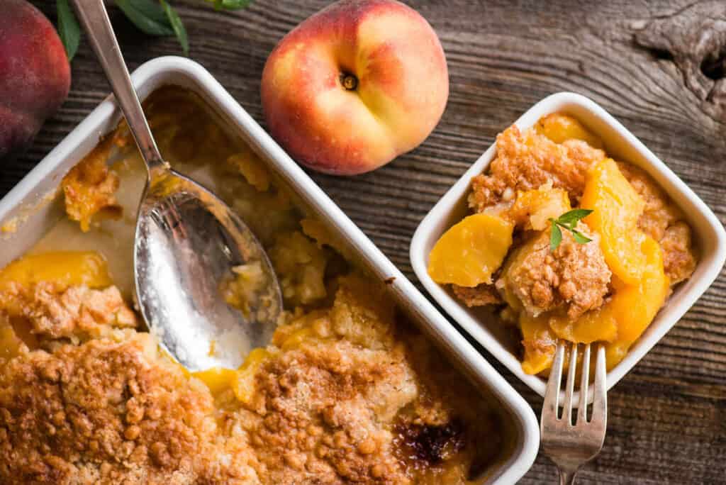 southern peach cobbler recipe