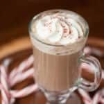 Don't waste your money on expensive holiday drinks at the coffee place when you can make your own delicious Easy Peppermint Mocha in your own kitchen!