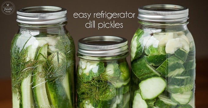 Easy Refrigerator Dill Pickles Recipe Video Crisp Delicious